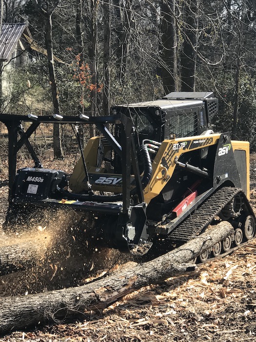 Land clearing and forestry mulching photo
